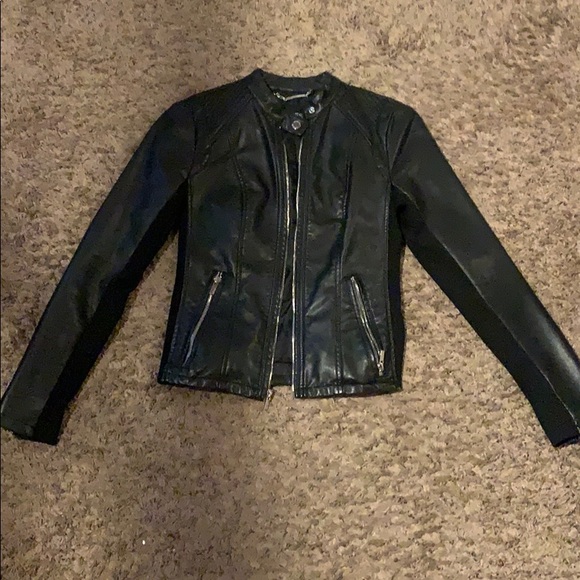 Express Jackets & Blazers - Faux Leather Jacket